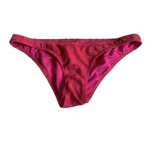 Volcom hot pink small bathing suit bottom